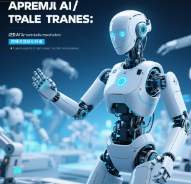 Diagram of AI development and digital upgrade