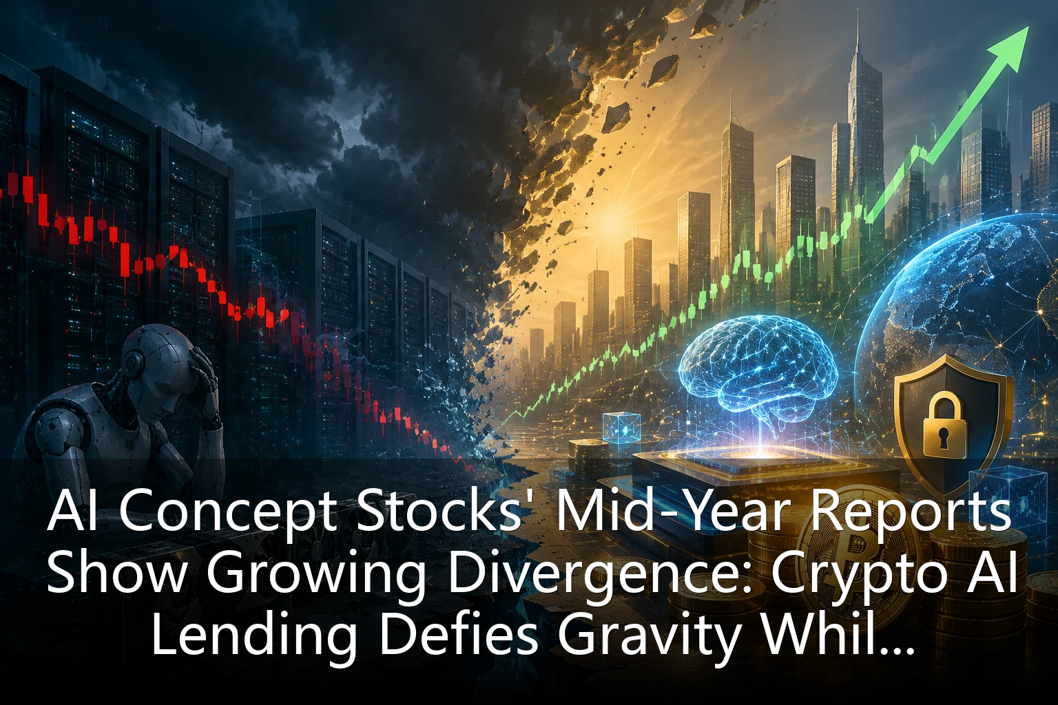 AI Concept Stocks' Mid-Year Reports Show Growing Divergence: Crypto AI Lending Defies Gravity While Traditional Computing Giants Struggle