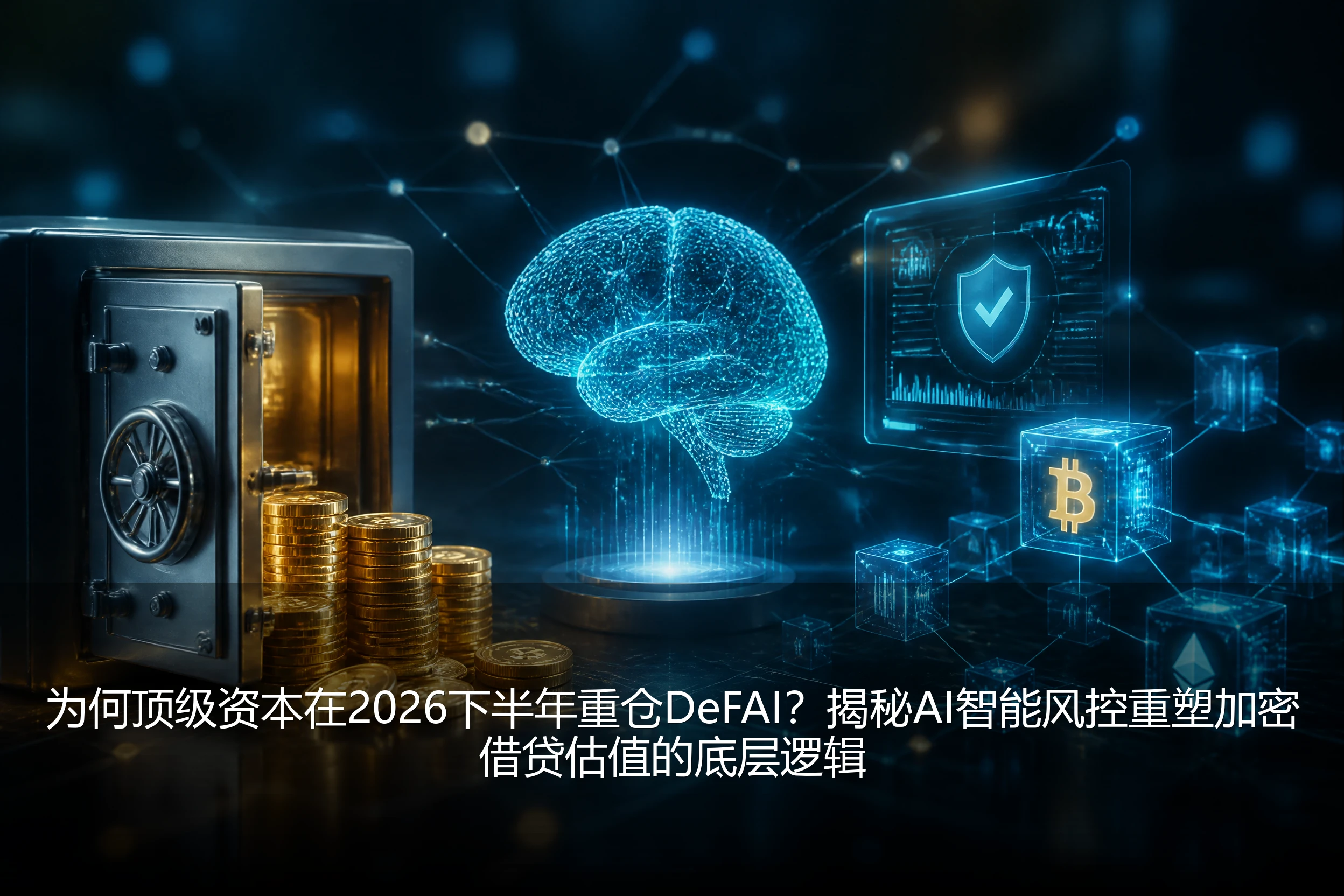 为何顶级资本在2026下半年重仓DeFAI？揭秘AI智能风控重塑加密借贷估值的底层逻辑