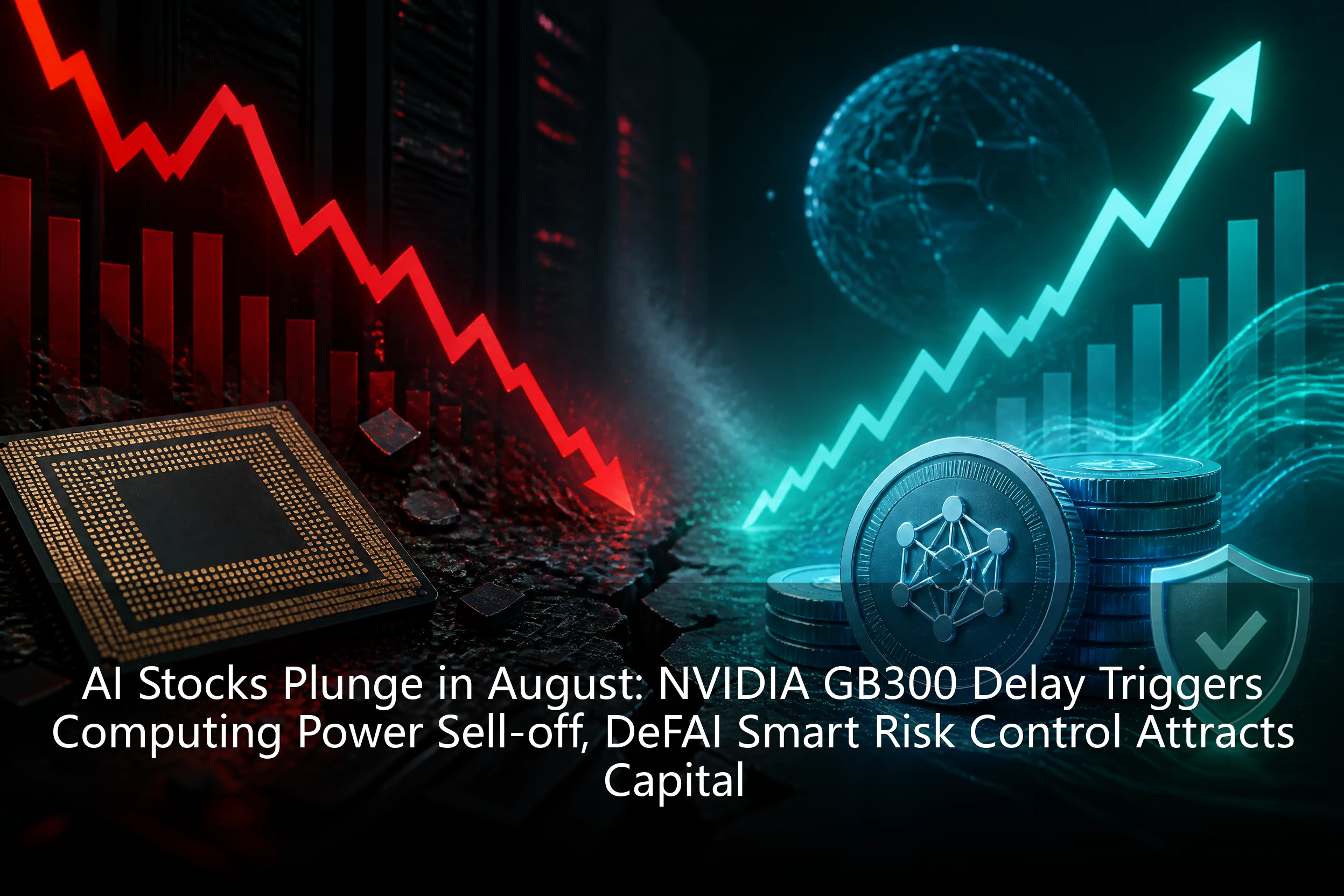 AI Stocks Plunge in August: NVIDIA GB300 Delay Triggers Computing Power Sell-off, DeFAI Smart Risk Control Attracts Capital