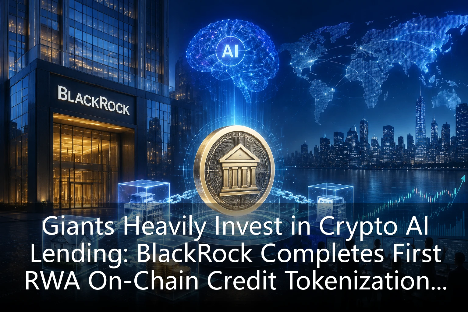 Giants Heavily Invest in Crypto AI Lending: BlackRock Completes First RWA On-Chain Credit Tokenization, DeFAI Concept Stocks Usher in Value Reassessment