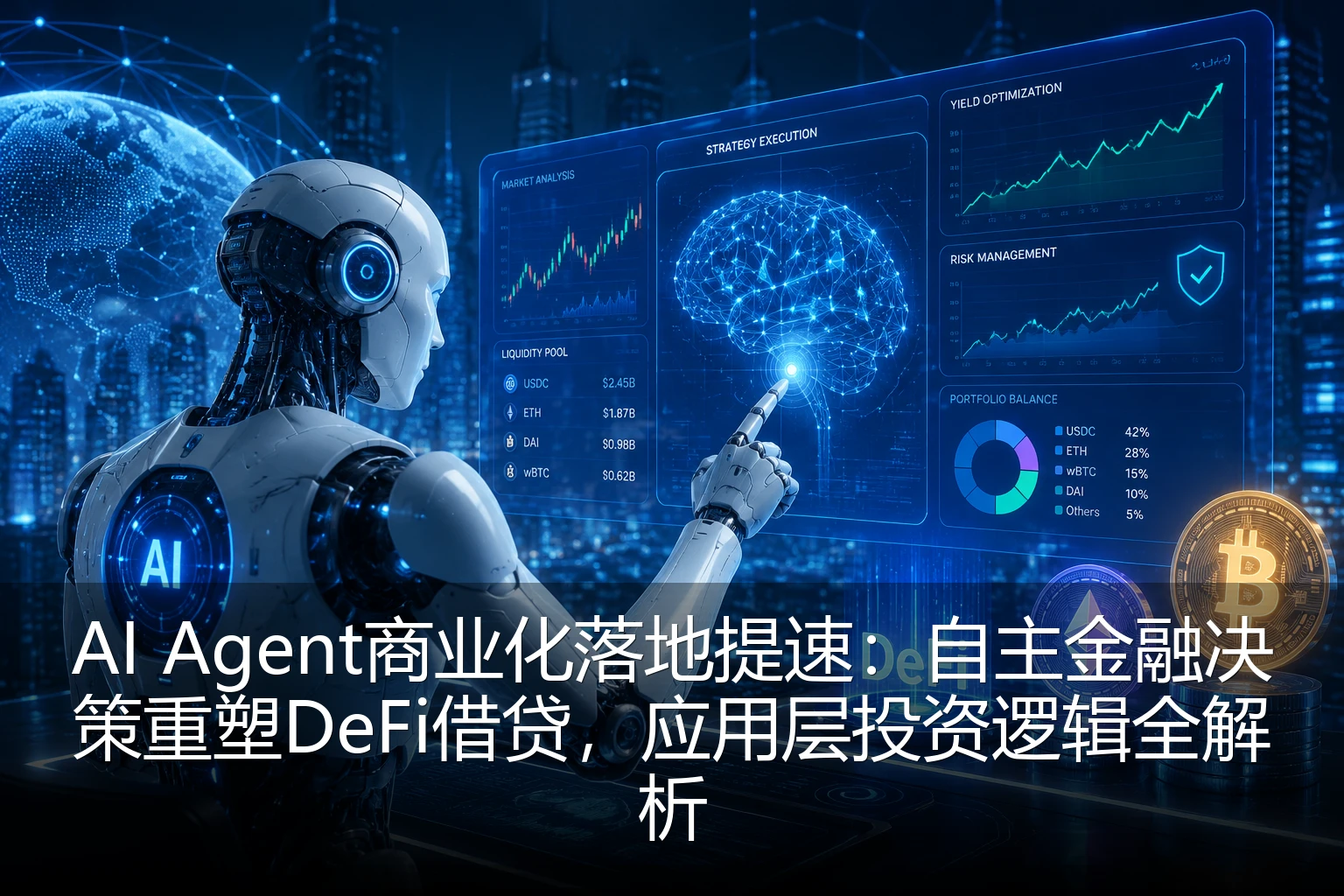 AI Agent商业化落地提速：自主金融决策重塑DeFi借贷，应用层投资逻辑全解析