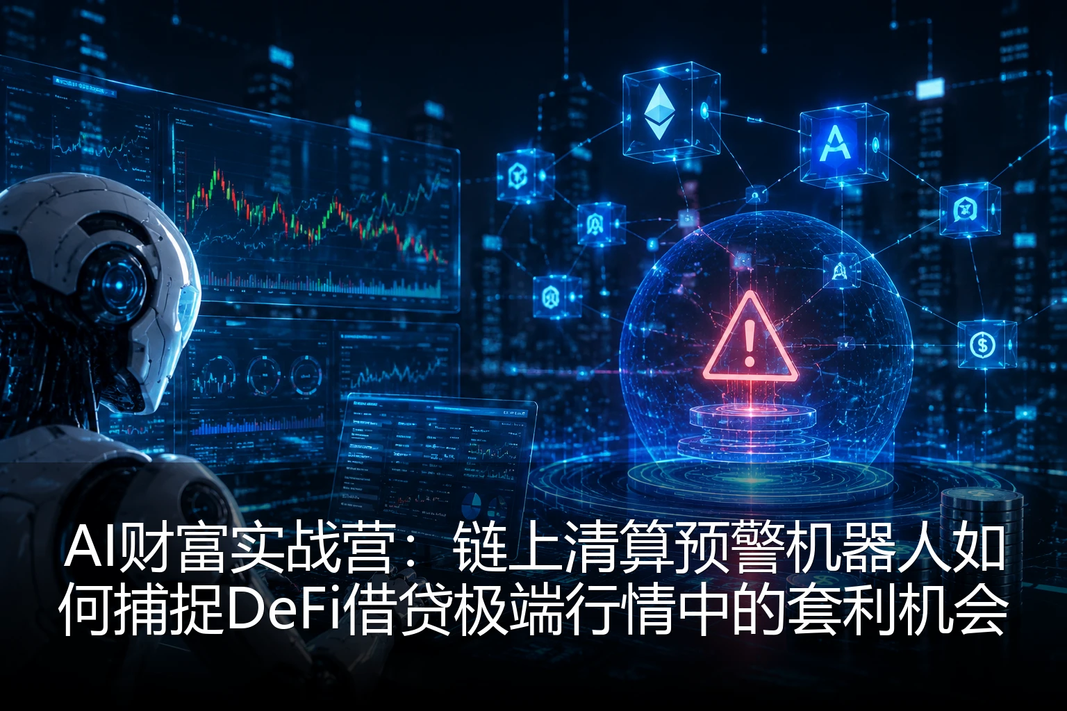 AI财富实战营：链上清算预警机器人如何捕捉DeFi借贷极端行情中的套利机会