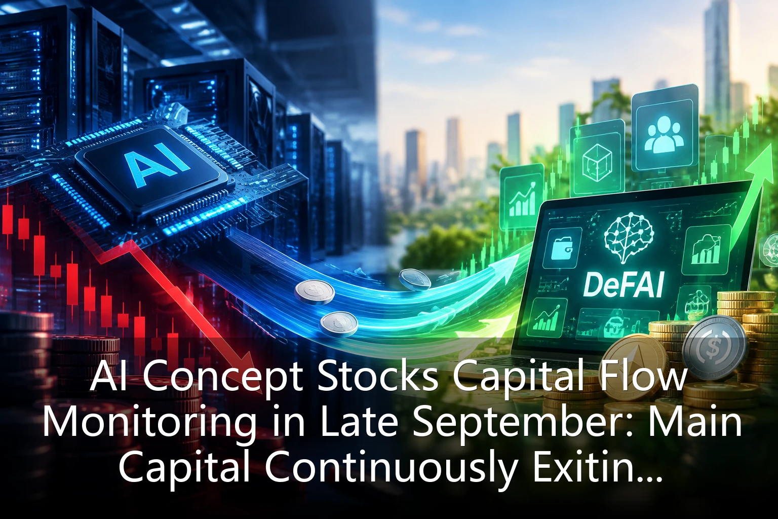 AI Concept Stocks Capital Flow Monitoring in Late September: Main Capital Continuously Exiting Computing Power Chain, DeFAI Application Layer Receiving Institutional Counter-Cyclical Buying